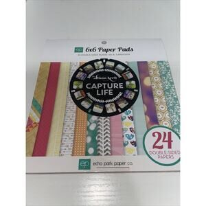 echo park 6 x 6 paper pad Allison Kreft Capture Life Double Sided Pages